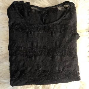 Lace Long Sleeve Top